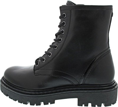 Marco Tozzi Damen Schnürstiefel schwarz