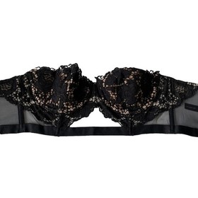 Victoria's Secret Very Sexy Multi Way Bra Floral Lace Black 32B EUC
