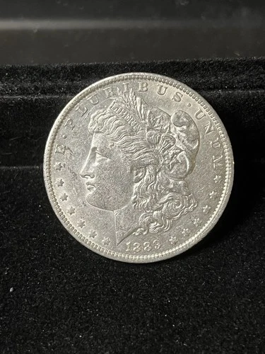 1889 o morgan silver dollar Au