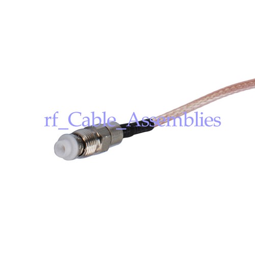 FME female to MS-147 male right angle Pigtail cable RG316 15cm for wifi antenna - Picture 2 of 4