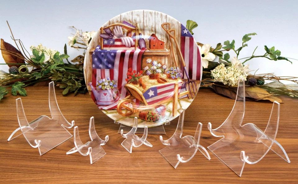 *10 Premium 1-3/4" Soporte de Exhibición Caballete Policía Bomberos Militar Insignia 35A Foto 3 de 3