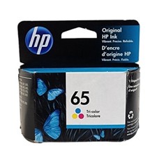 HP N9K01AN Color Ink Cartridge Genuine OEM NEW  65 FEB.2023