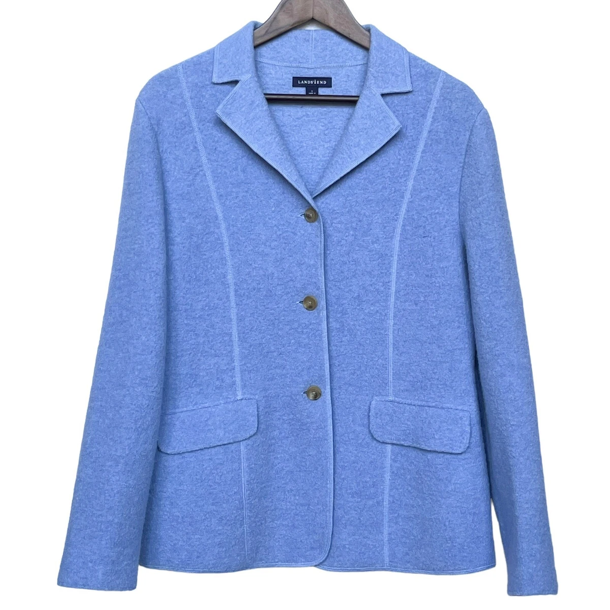 Lands end blue online blazer