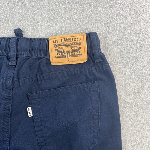 Levis Joggers Youth Boys Medium Blue Elastic Waist Band Pull On Stretchy Casual - Picture 12 of 13