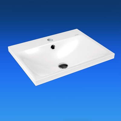 Kaldewei Silenio Aufsatzwaschtisch mit 1 Hahnloch Perl-Effekt 3040 o. 3041