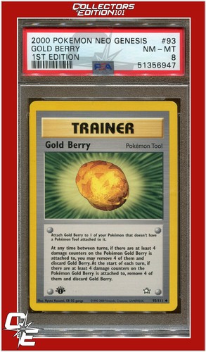 Gold Berry (1st Edition) graded PSA 8 for sale on eBay