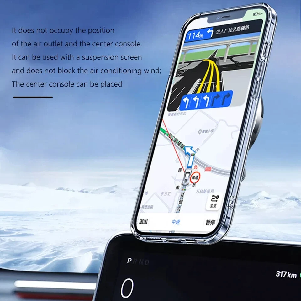 Universal Magnetic 360° Rotating Car Mobile Phone Mount Dashboard Strong Holder - Image 2 of 4