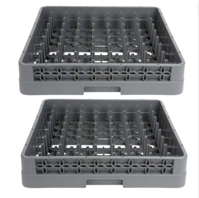 #ad #ad 2 PACK Commercial Dishwasher Flatware Peg Cup Glass Plate Tray Dish Washing Rack $66.99