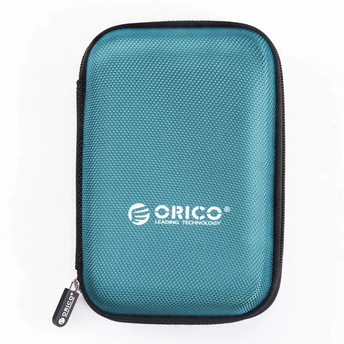 ORICO Hard Drive Case 2.5 in External Drive Storage Carrying Bag Waterproof Blue - Picture 8 of 8