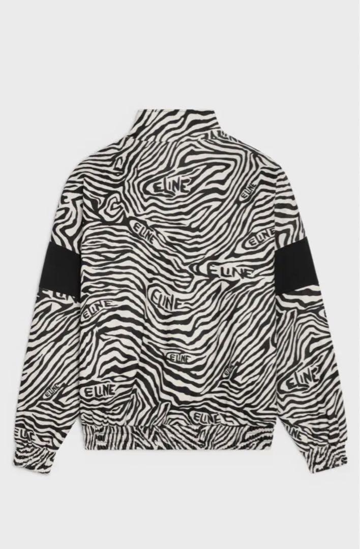 Celine 2022Aw Zebra Print Tracksuit Jacket Xl | eBay
