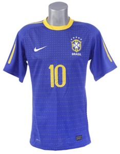 2010 Kaka, Brazil National Team, Match Worn Jersey vs. Zimbabwe, Two LOA's