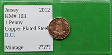 World Foreign British B.U. Jersey 1 Penny Coin 2012 KM# 103 BOGO SALE 2 for 1