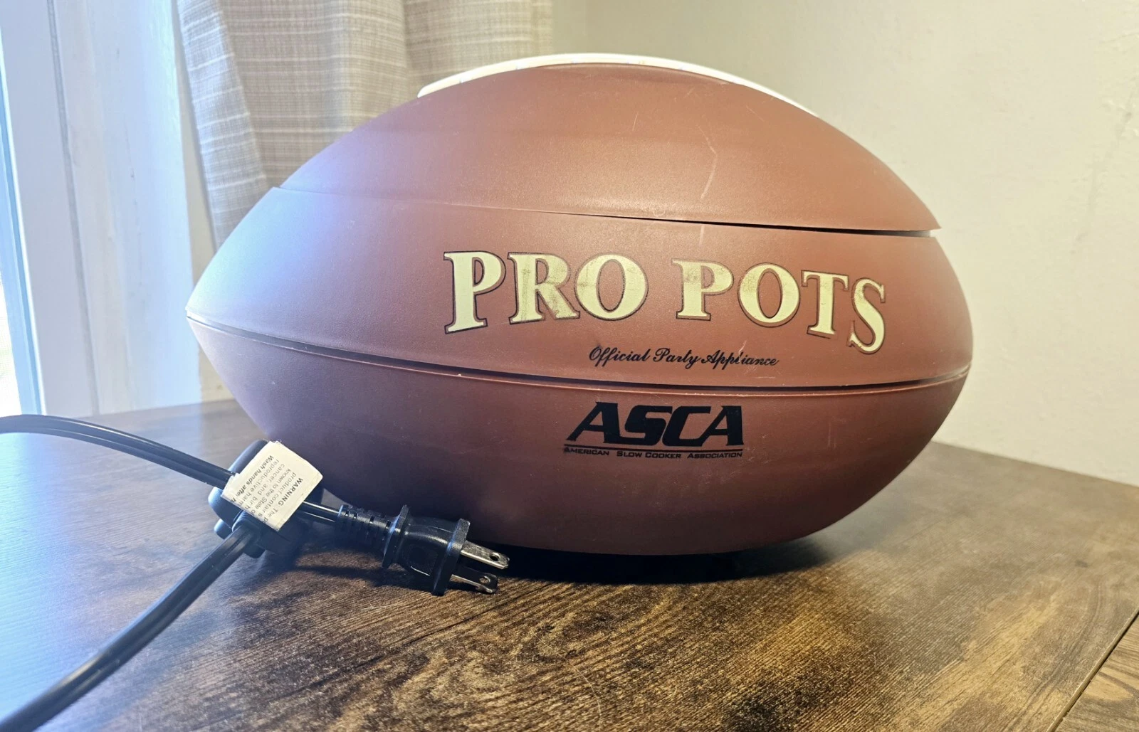 Pro Pots Football Slow Cooker ASCA Your Favorite Dipping Sauce Working Properly