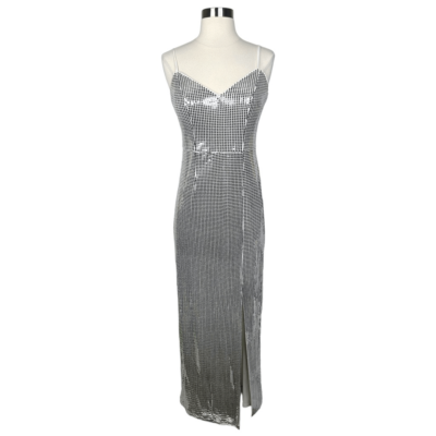 Vince Camuto Ivory Silver Sequin Gown Sz 6 Stretch Metallic Formal Sweetheart | eBay Vince Camuto Ivory Silver Sequin Gown Sz 6 Stretch Metallic Formal Sweetheart | eBay