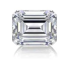 Lab-Grown CVD Diamond Emerald D to F- IF Clarity Loose 2x3 to 12x16 mm Certified