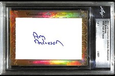 Arn Anderson Signed 2017 Leaf Executive Collection Masterpiece 1/1 Card WWE AEW