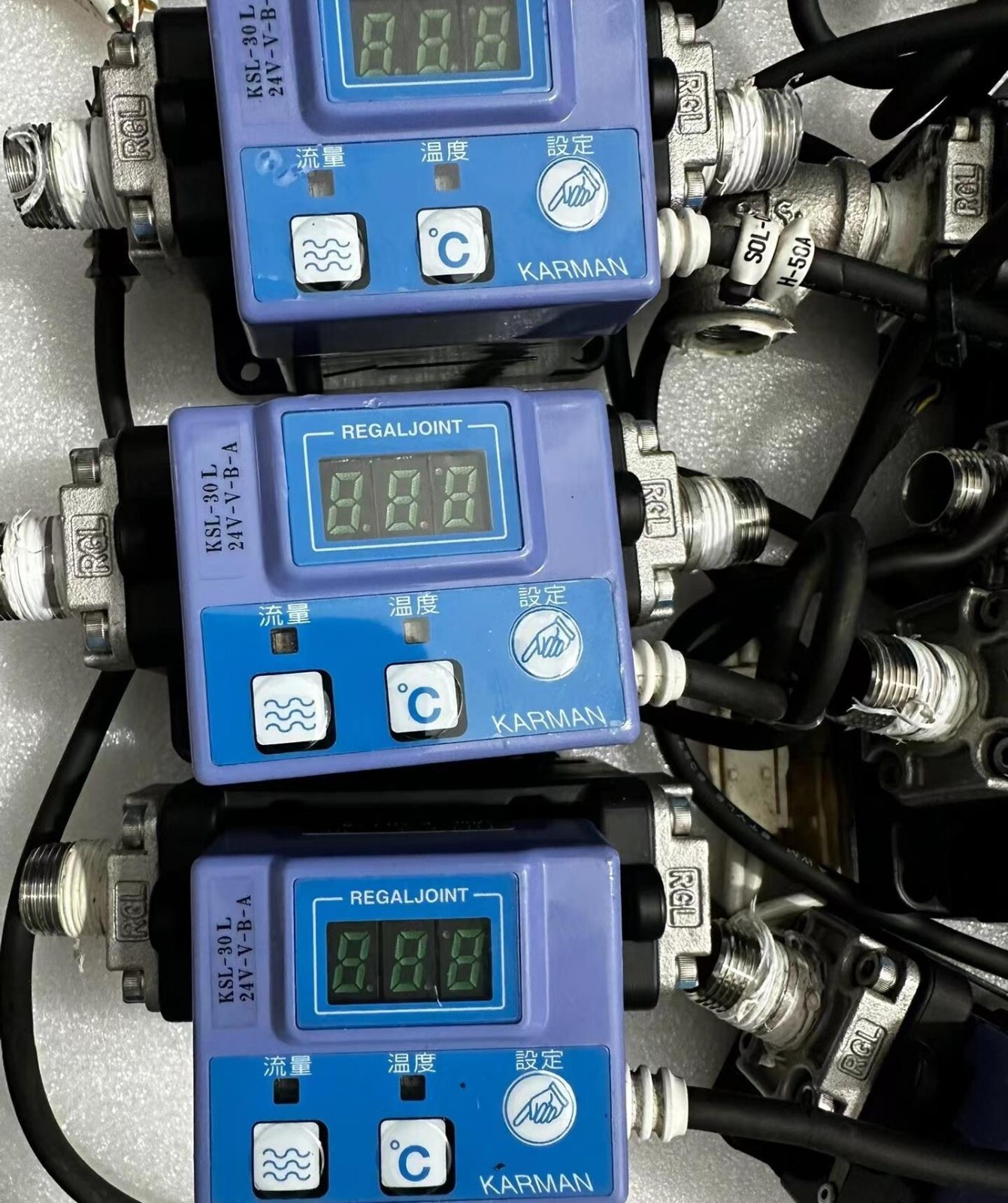 1pc USED KARMAN KSL-30L-24V Flow Meter TESTED #VEJ8 CH | eBay