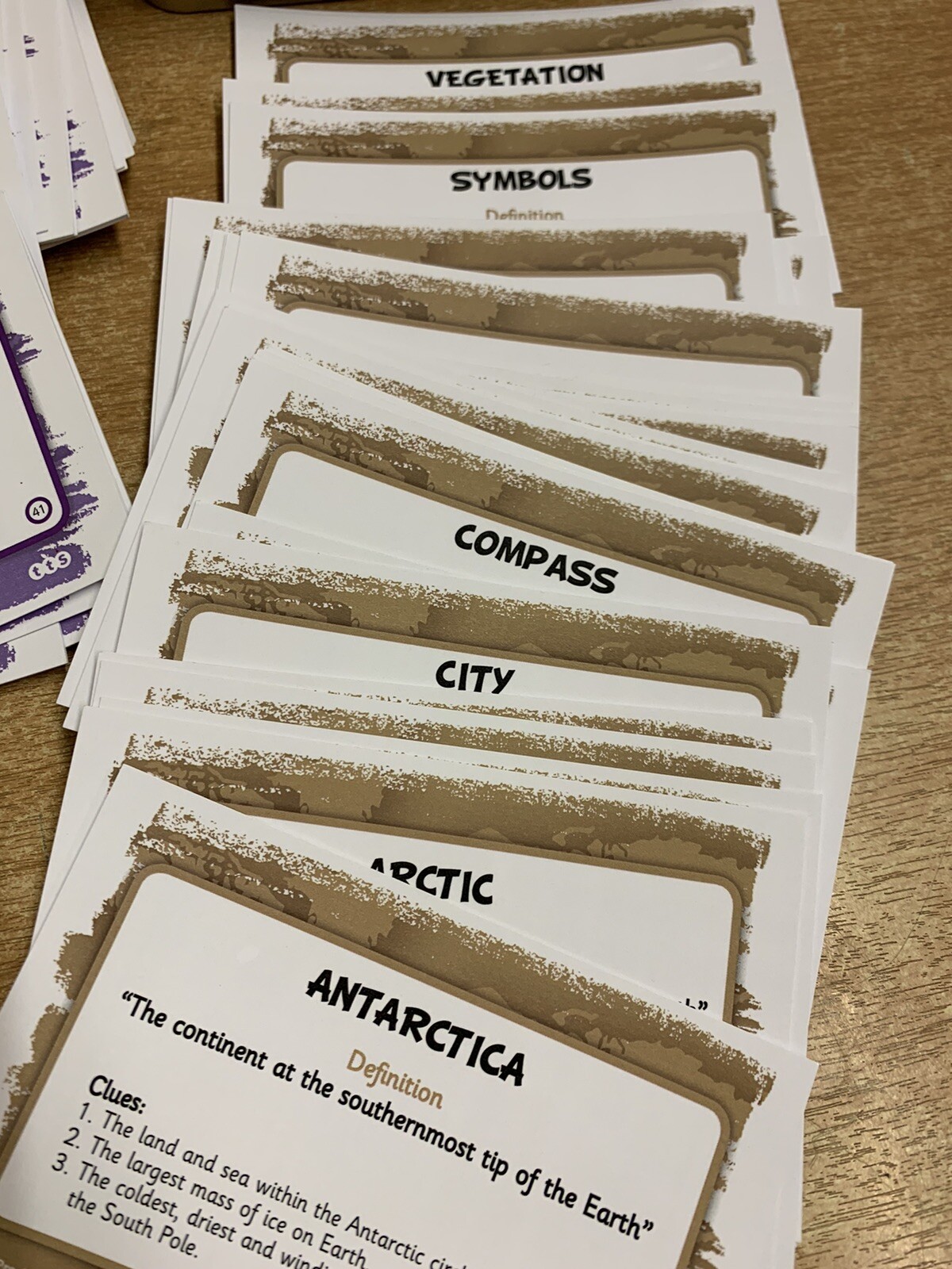 Geography Tin • Vocabulary Cards Set Of 80 • KS1/KS2 eBay