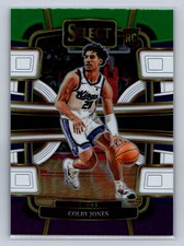 2023-24 Panini Select #83 Colby Jones Rookie Green White Purple Prizm