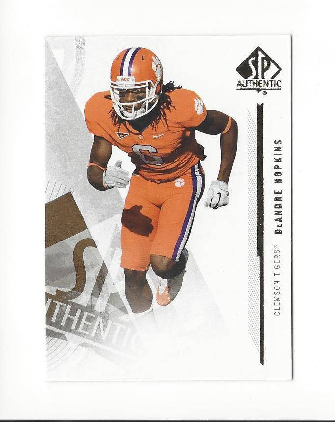 2013 SP Authentic #44 DeAndre Hopkins RC Rookie Clemson Texans Cardinals
