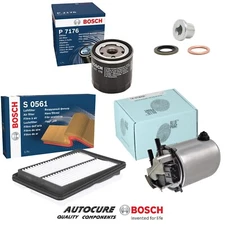 FOR RENAULT KADJAR 1.5 DCI MK1 2015-2019 BOSCH OIL AIR & FUEL FILTER SERVICE KIT