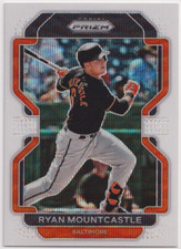 2022 Panini Prizm White Wave Prizm #93 Ryan Mountcastle Baltimore Orioles