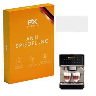 atFoliX 2x Schutzfolie für Miele CM 6360 MilkPerfection matt&stoßfest