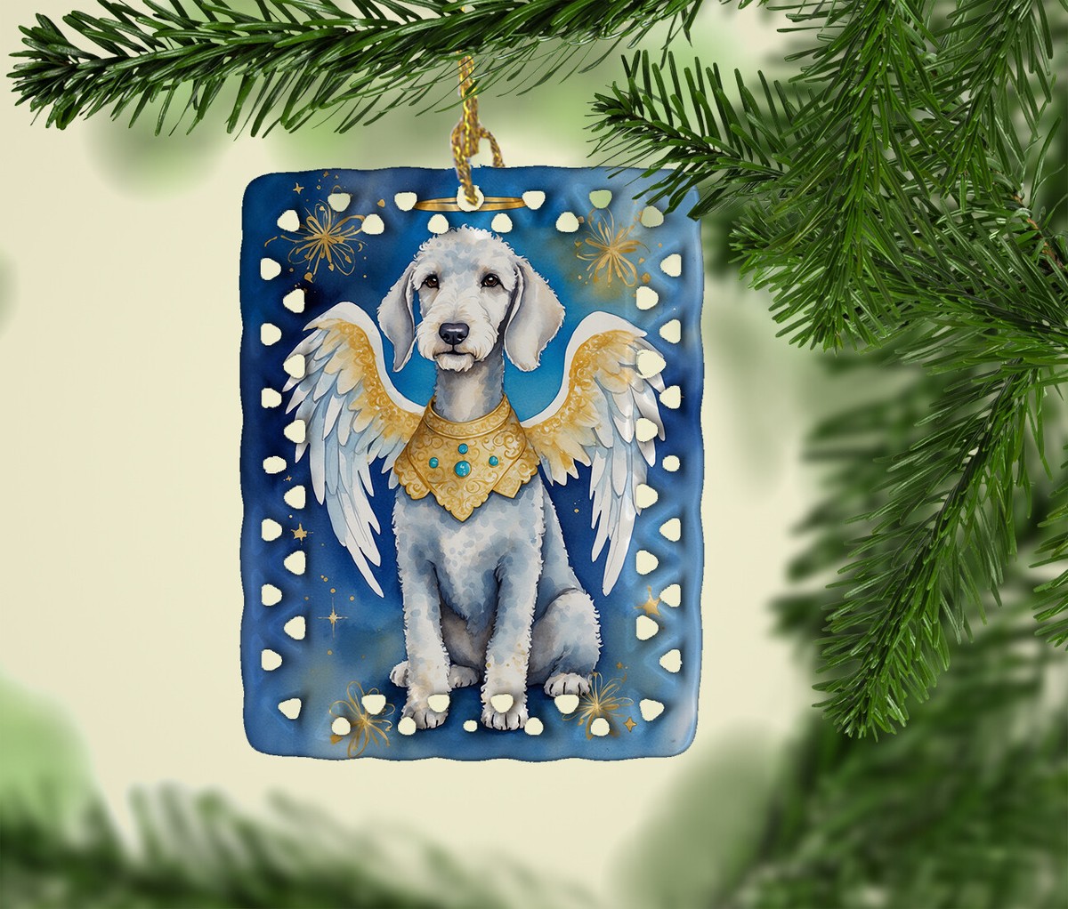 Bedlington Terrier My Angel Porcelain Ornament DAC6941CO2 | eBay