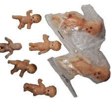 Miniature Antique Vintage Dollhouse Celluloid/ Plastic Collectible Baby Doll Lot
