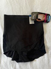 NEW Bali High Waist Brief Panty EasyLite FIRM CONTROL DFS062 Black Womens Medium