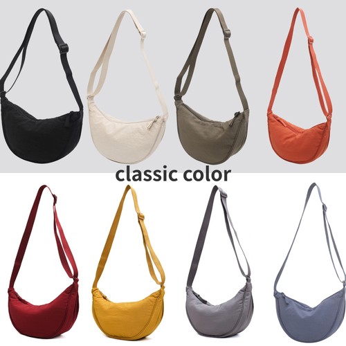 Borsa a tracolla donna portatile in tessuto imbottita borse a tracolla borse messenger bag - Foto 23 di 36