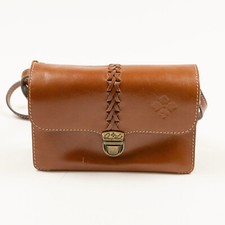 Patricia Nash Bianco Crossbody Organizer Tan/Gold Pre-owned/as pictured 