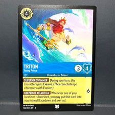 2024 DISNEY LORCANA URSULA'S RETURN TRITON 160/204 UNCOMMON