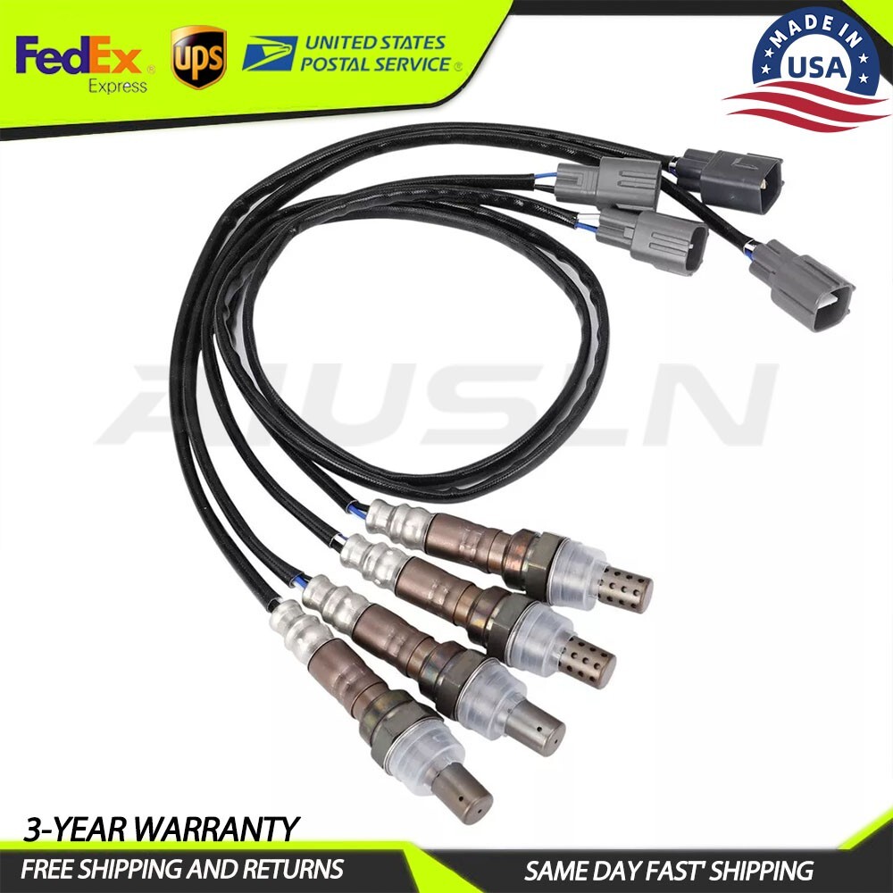 4PCS Upstream & Downstream Oxygen O2 Sensor For TOYOTA RAV4 2.0L 2001 2002 2003