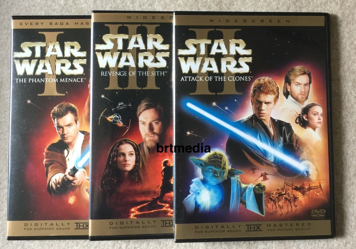 Star Wars Prequel Trilogy Box Set Blu-ray (Episodes 1-3) Region Free