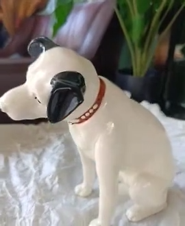 Vintage Nipper Dog Figurine – Ceramic RCA Victor HMV His Master's