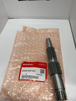 HONDA Genuine XR400R Counter Shaft 23220-KCY-671 NEW | eBay
