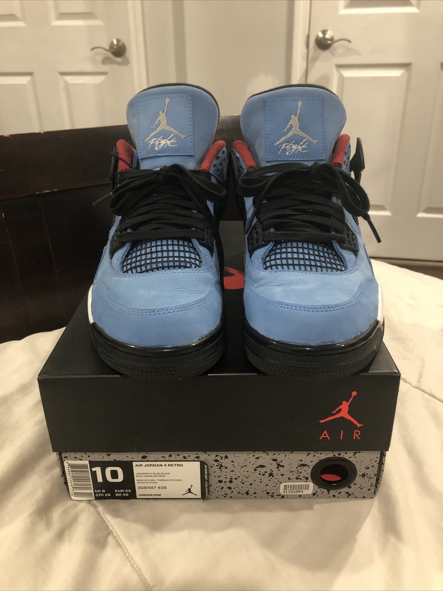 Nike Air Jordan 4 Retro Travis Scott Cactus Jack IV sz 10 Nike Air Jordan 4 Retro Travis Scott Cactus Jack IV sz 10
