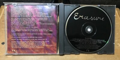 ERASURE Erasure 1995 Alternative Vintage CD 11 Songs Used Free