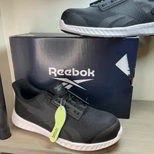 New Reebok Womens 12W Sublite Legend Work Shoe Black RB423 Composite Safety Toe