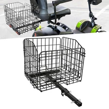 Folding Rear Basket For Most Mobility Scooters Power Chairs w/1" Hitch Receiver