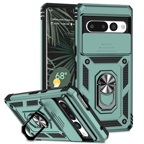 Hybrid Armor Camera Cover Ring Phone Case For Google Pixel 6 7 8 Pro 6A 7A - 第 44/79 張圖片