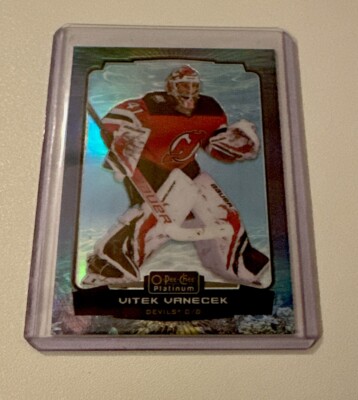 2022-23 O-Pee-Chee Platinum Aquamarine Vitek Vanecek 057/149 #114