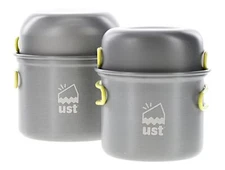 ustduo cook kit with Lightweight, Compact, bpa free, anodized aluminum