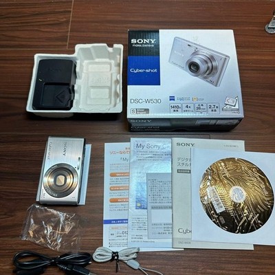 美品　SONY サイバーショット DSC-W530ピンク　コンデジ　動作確認済 Yahoo!オークション -「dsc-w530」の落札相場・落札価格
