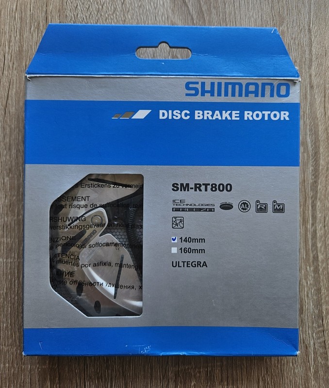 Shimano Ultegra SM-RT800 Centerlock Ice-Tech 140mm Disc Brake Rotor