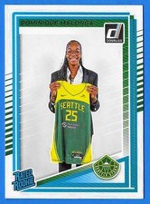 2025 Panini Donruss WNBA Rated Rookie Dominique Malonga #89 Seattle Storm