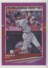 2020 Panini Donruss Photo Variation Holo Purple Mookie Betts (Grey Jersey) fm0