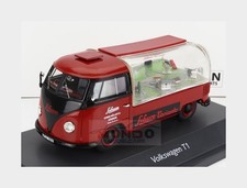 1:43 SCHUCO Volkswagen T1A Schuco Varianto 1964 Red Black 450916200 MMC