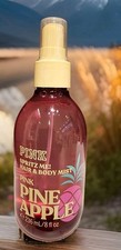 Victoria's Secret Pink PINEAPPLE Hair & Body Mist Spray Splash 8.4 Fl Oz New 